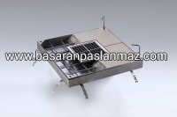 Stainless Steel Access Cover With Floor Drain